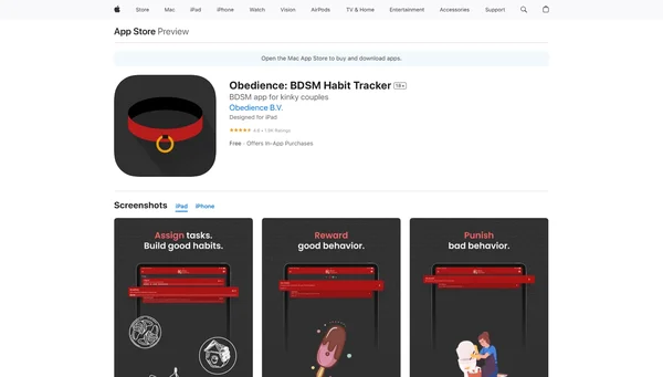 Obedience: BDSM Habit Tracker