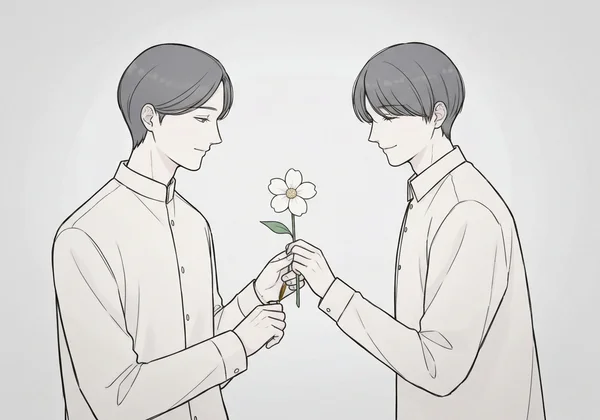 Two figures symbolizing BDSM power dynamics