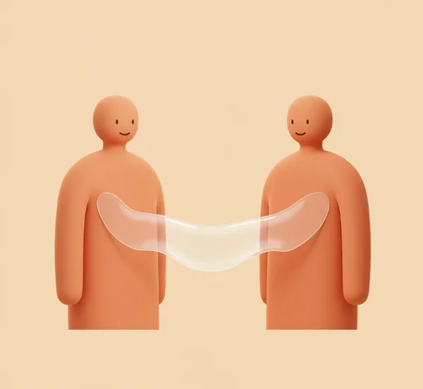 Illustration representing improved communication between partners