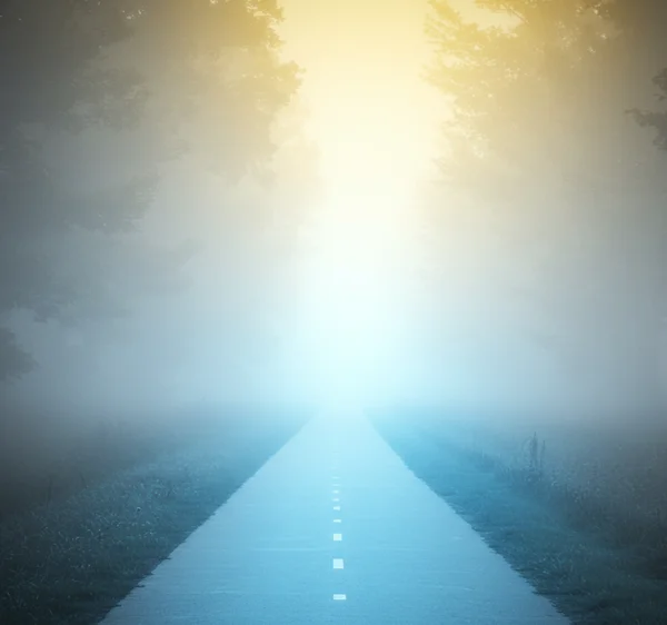 Abstract image of a mind clarifying or a path becoming clear